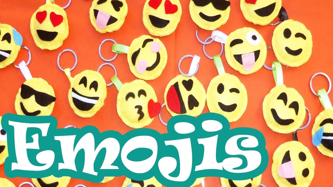 Llaveros de Emojis. Manualidades para regalar