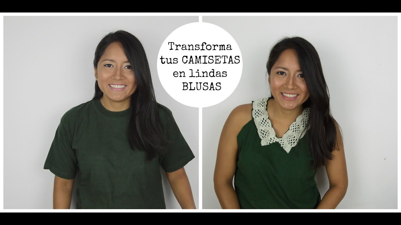 Transforma tus camisetas en lindas blusas | Quicha Rocio