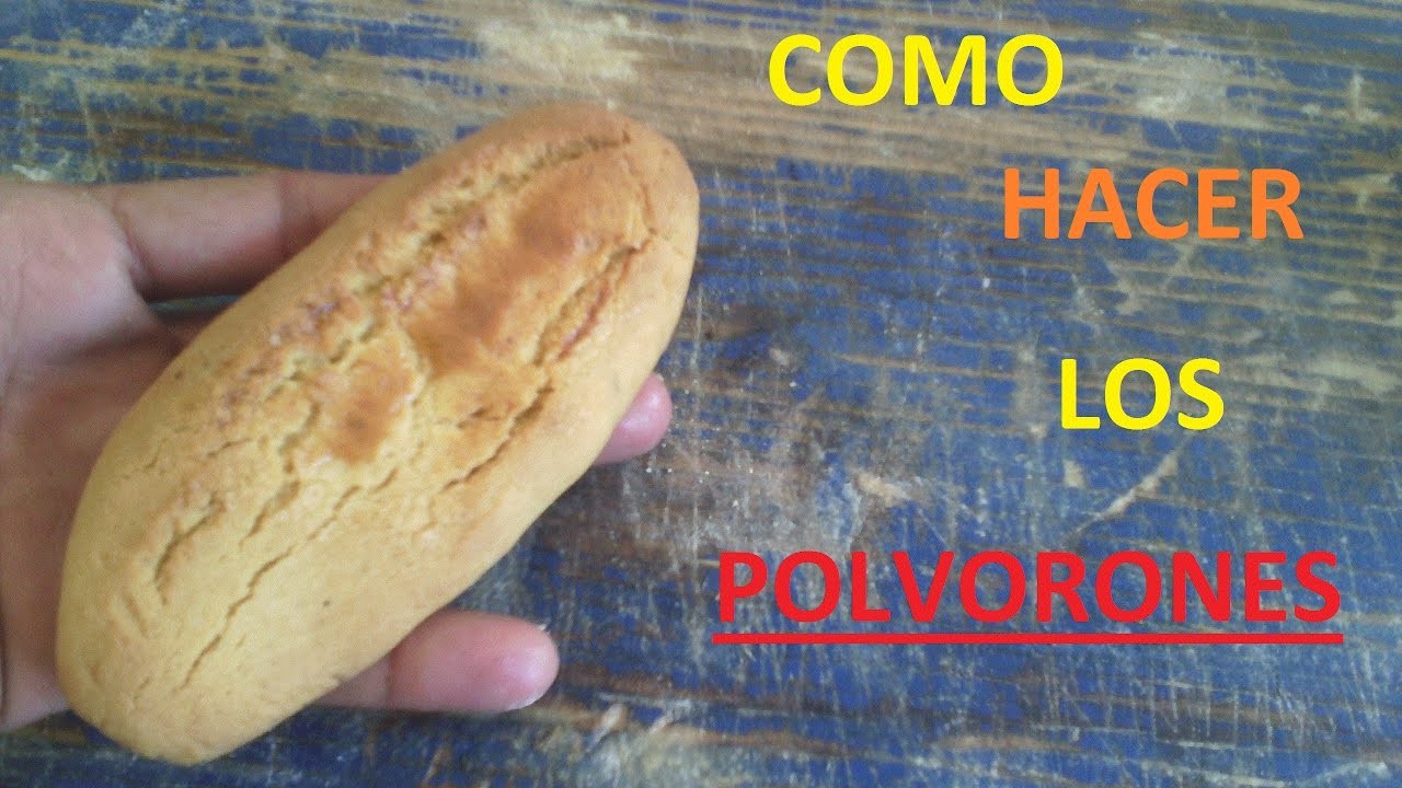 COMO HACER LOS POLVORONES