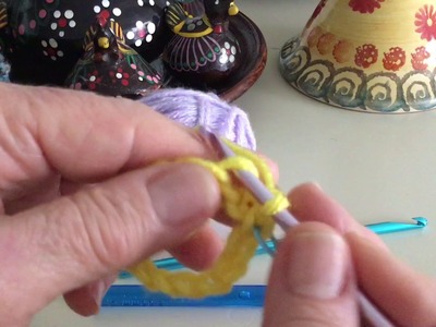 Cómo hacer Punto Bajo en circulo para Principiantes ( PUNTOS BÁSICOS #2 )