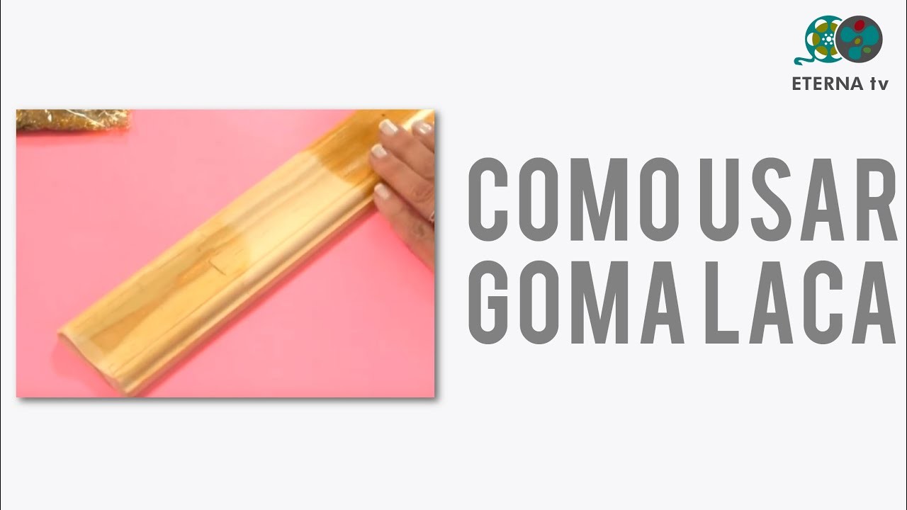¿Cómo utilizar Goma Laca en escamas e Incolora? | Lidia Gonzalez Varela en Manos a la Obra