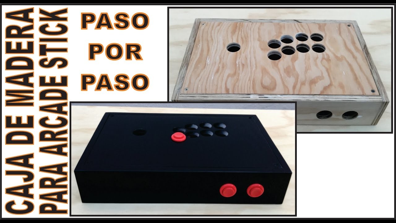 DIY. CÓMO HACER ARCADE STICK BOX DE MADERA. WOODWORK