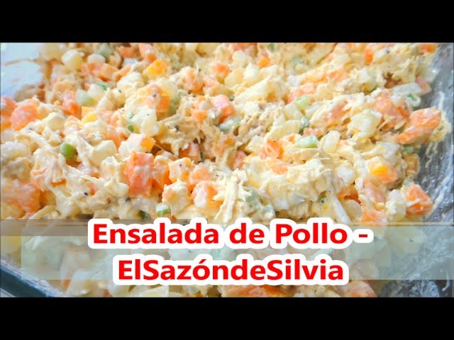Ensalada de pollo - ElSazóndeSilvia