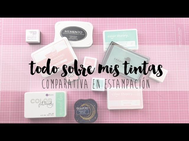Todo sobre mis tintas: COMPARATIVA ESTAMPANDO.