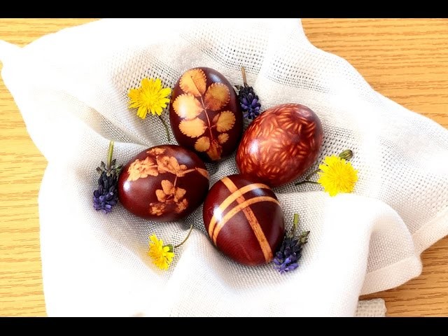 Cómo hacer huevos de Pascua con colorante natural