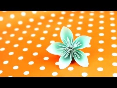 Cómo hacer preciosas flores de origami| facilisimo.com