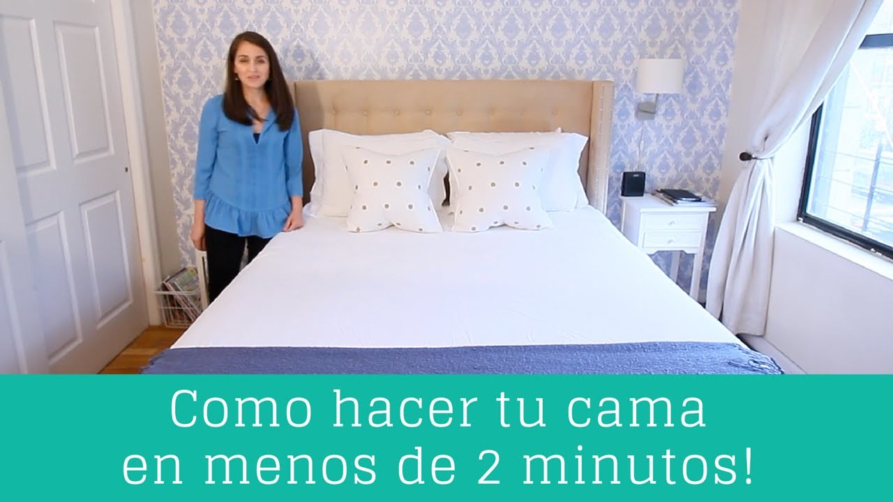 Como hacer tu cama en menos de 2 minutos! | Clean Casa