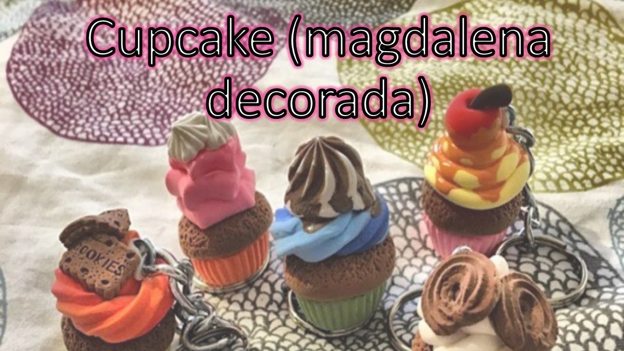Cupcake (magdalena decorada) ₪ estermanualidades ₪