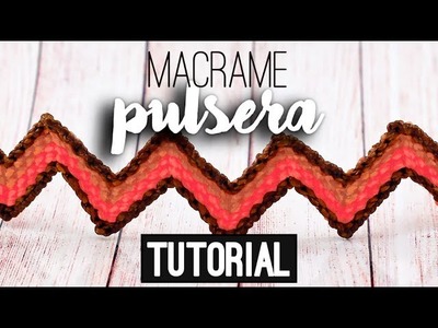 Pulsera arroz zig zag » ⚡️ tutorial | como hacer | diy ● Friendship bracelet #89
