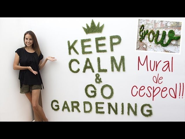 Cómo hacer Graffiti con Musgo - Mural de césped DIY – Hazlo tú mismo