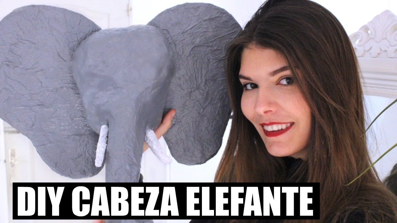 DIY: CABEZA ELEFANTE | SOPORTE PARA CASCOS