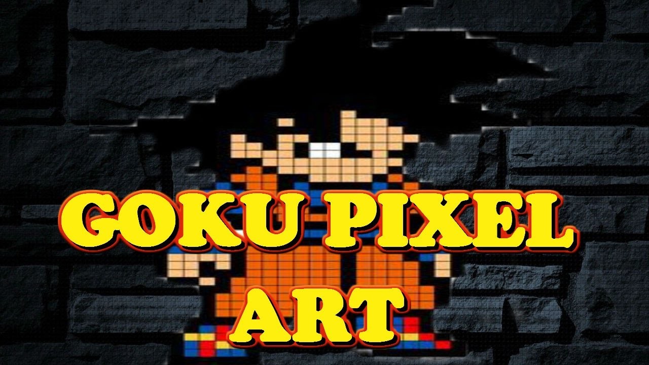 DRAGON BALL PIXER ART GOKU