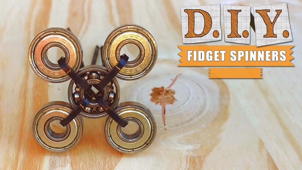 Fidget Spinner Barato, sencillo y casero - como hacer. how to make