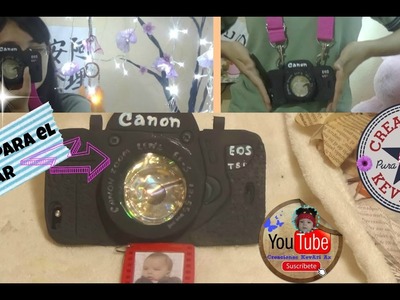 Funda para celular de Camara Canon. DIY Easy crafts - Cover case