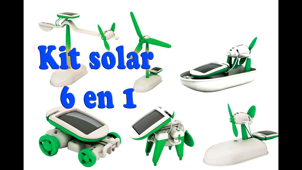 Kit solar 6 en 1 banggood. Español.
