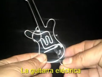 La guitarra eléctrica (Rompecabezas de alambre)