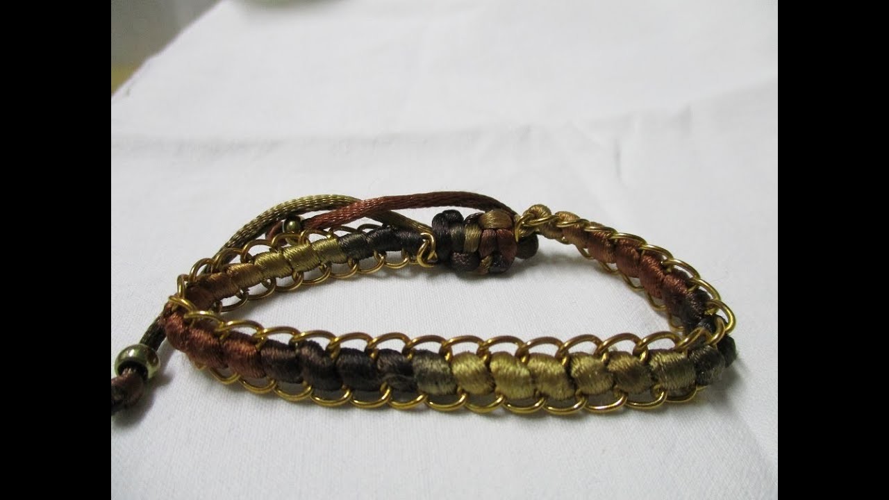 Pulsera Tricolor con cadena