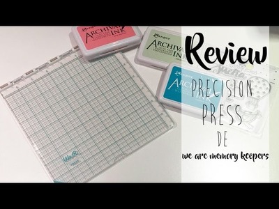 Review: Precision Press, la nueva herramienta de We r memory keepers
