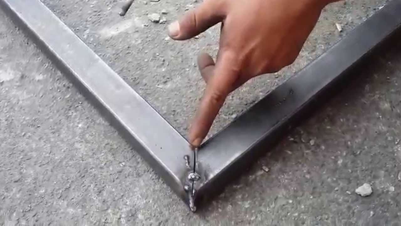 Como cuadrar y soldar un marco con tubo cuadrado para un cajero Automático
