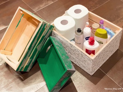 Cómo decorar cajas de madera con decoupage, papel pintado o efectos metálicos | Soluciones Pentrilo