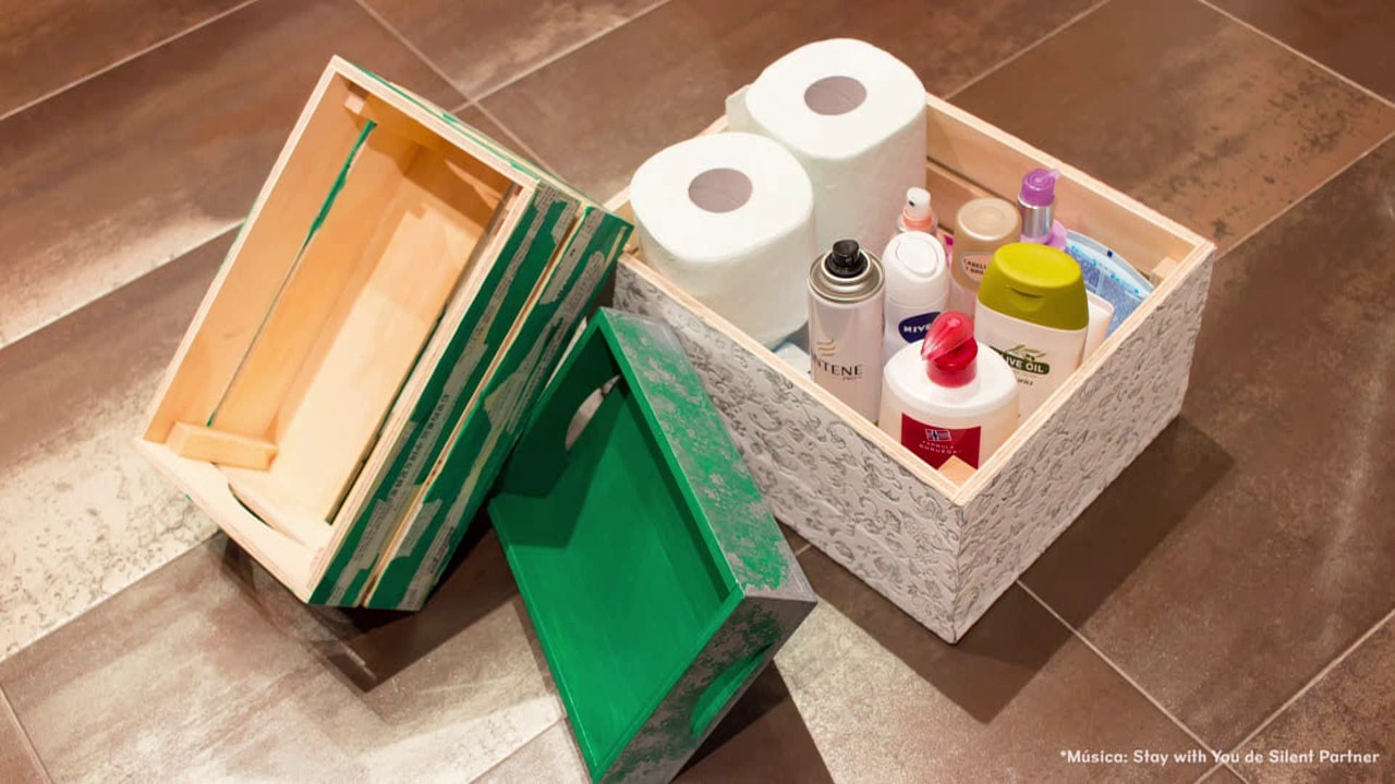 Cómo decorar cajas de madera con decoupage, papel pintado o efectos metálicos | Soluciones Pentrilo