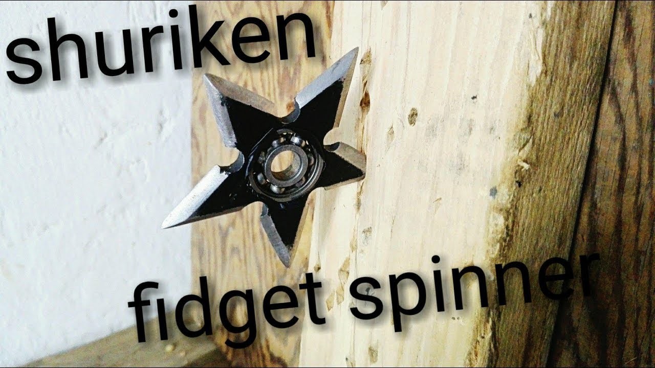 Como hacer una shuriken fidget spinner [How to make a shuriken fidget spinner]