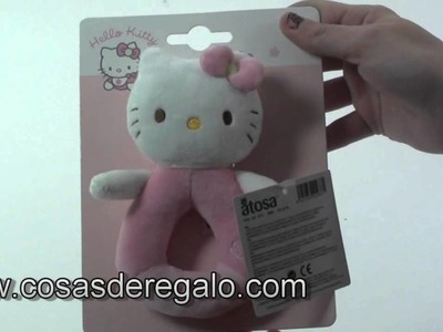 Demo Peluche Sonajero Hello Kitty de 14cm