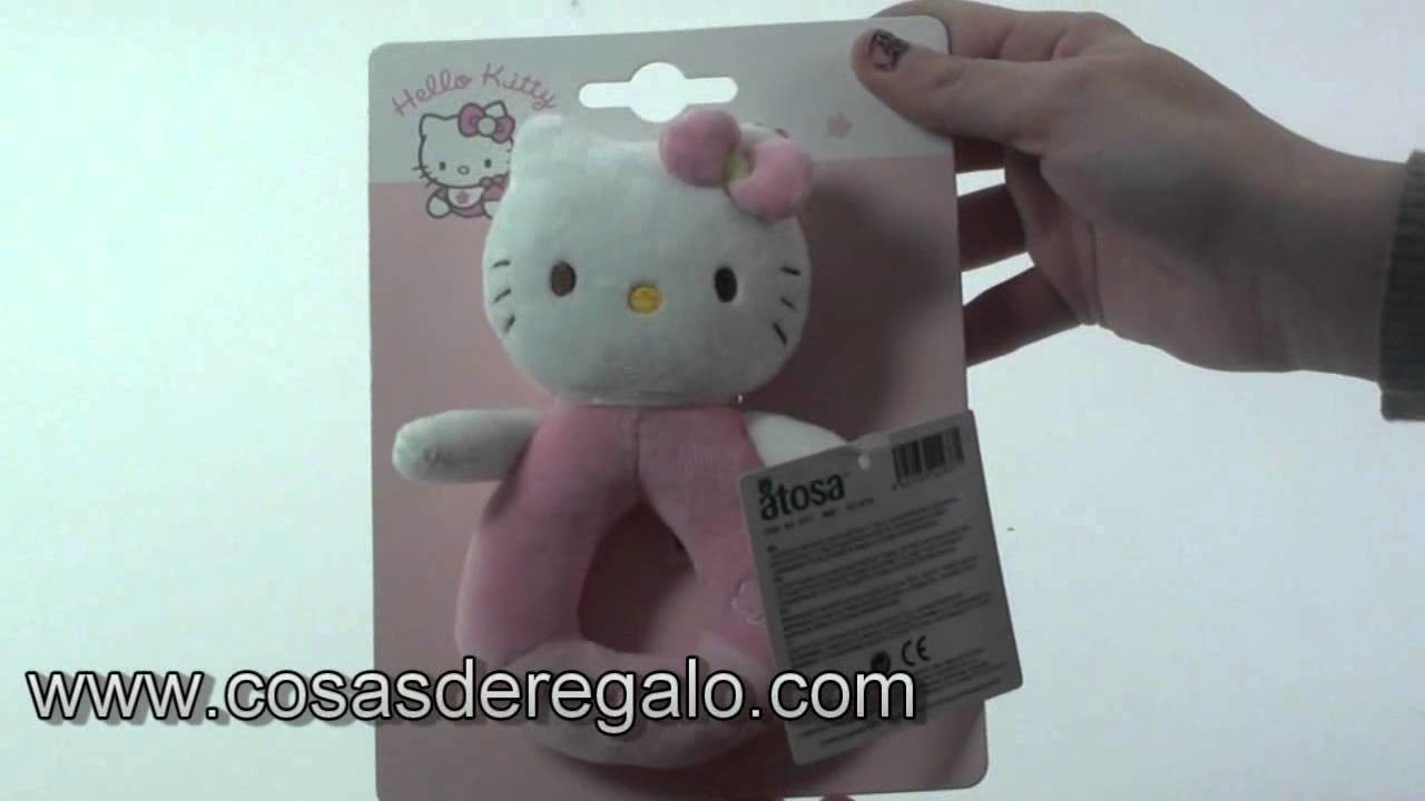 Demo Peluche Sonajero Hello Kitty de 14cm