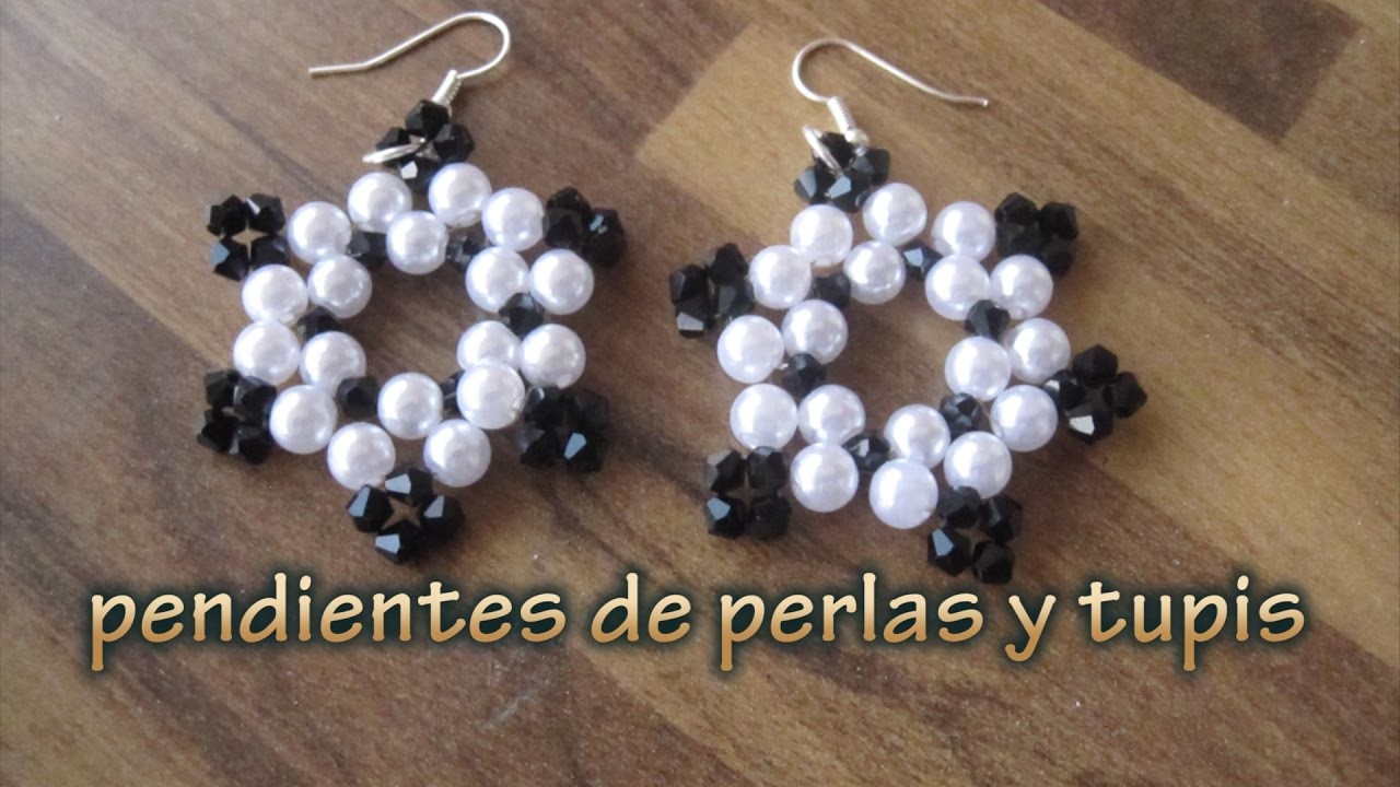 # DIY -Pendientes de perlas y tupis # DIY -Pendents of pearls and tupis