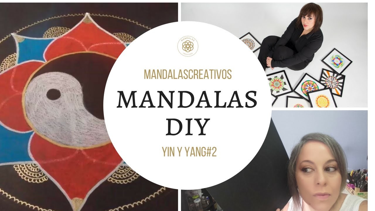 Mandala DIY: yin y yang#2