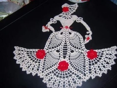 Carpeta tejida en Crochet Diseño Muñecas