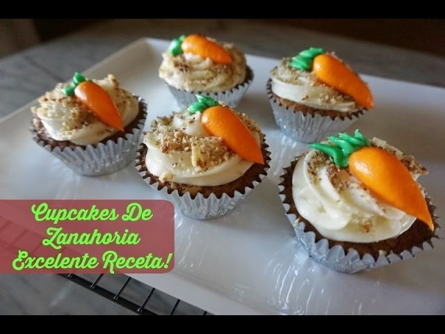 Como Hacer Cupcakes De Zanahoria+Celebración Dia Del Niño
