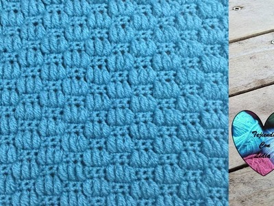 Punto en relieve maravilloso fácil tejido a crochet