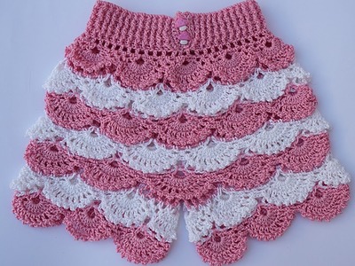Shorts a crochet para niña muy fácil y rápido