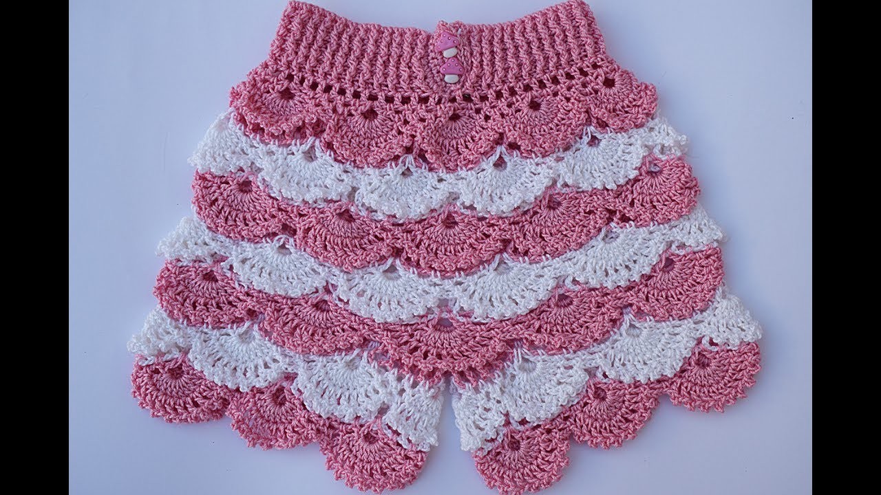Shorts a crochet para niña muy fácil y rápido