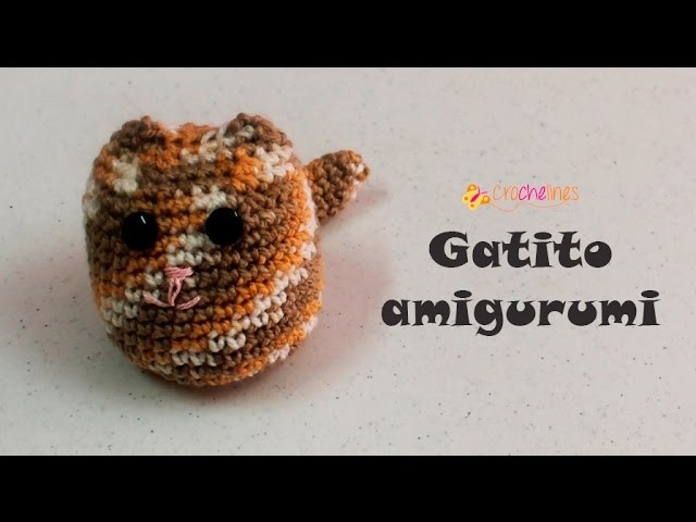 Amigurumi gatito -Crochelines- súper fácil