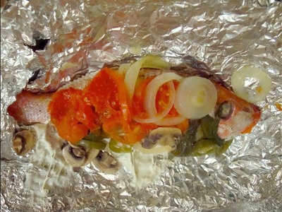Como cocinar un rico pescado empapelado - Comida saludable - La receta de la abuelita