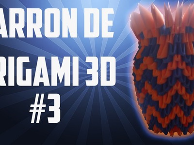 Como hacer un JARRÓN de origami 3d #3.origamileo