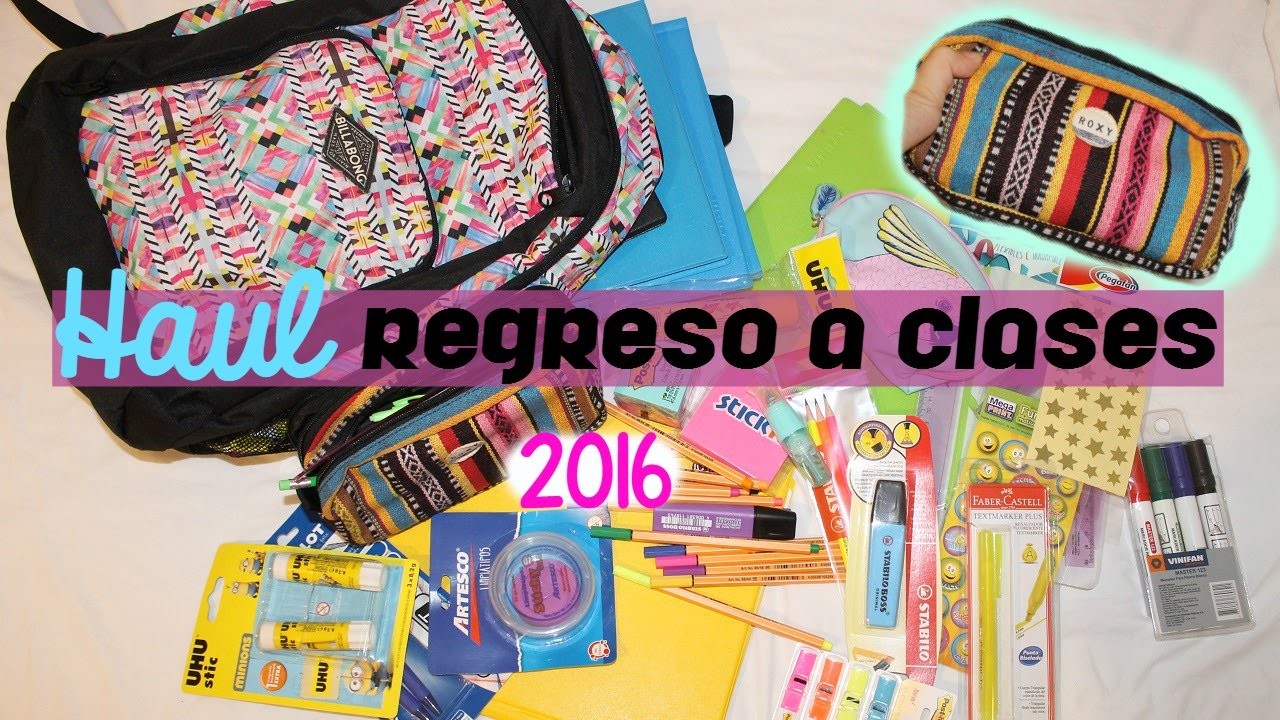 HAUL: REGRESO A CLASES 2016