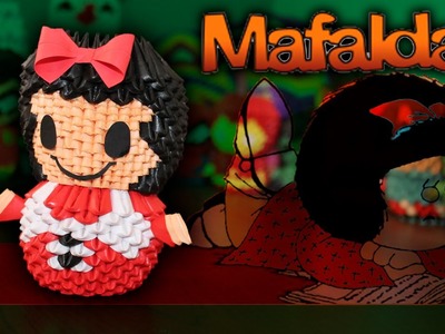 Mafalda 3D Origami | Pekeño ♥