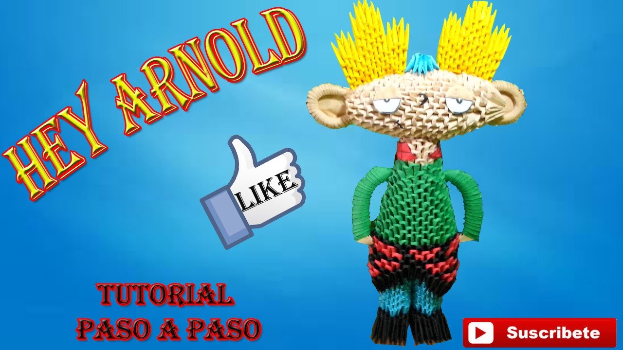 ORIGAMI 3D HEY ARNOLD