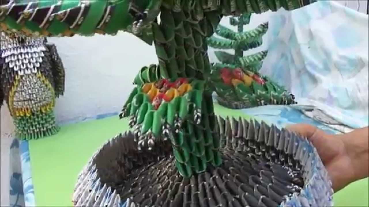 Planta(Begonia) - Origami 3D