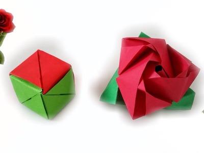 Rosa Mágica de Origami - Tutorial
