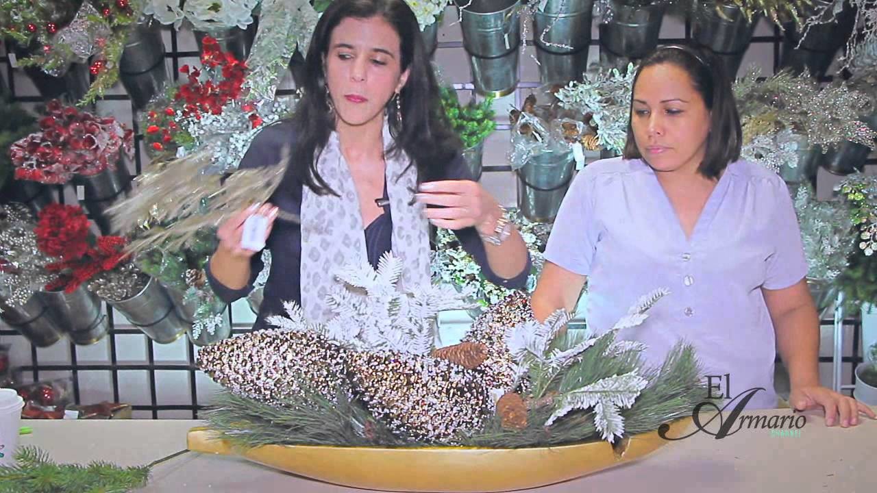 Adornos Navideños: Arreglos Florales Navideños