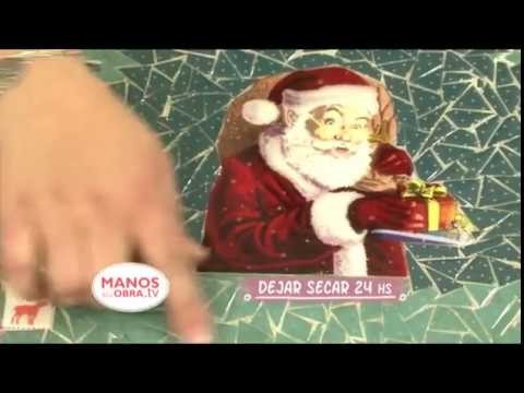 Aprendé a hacer una mesita navideña