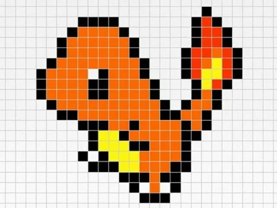 Charmander Hama Beads - #2 Pokémon