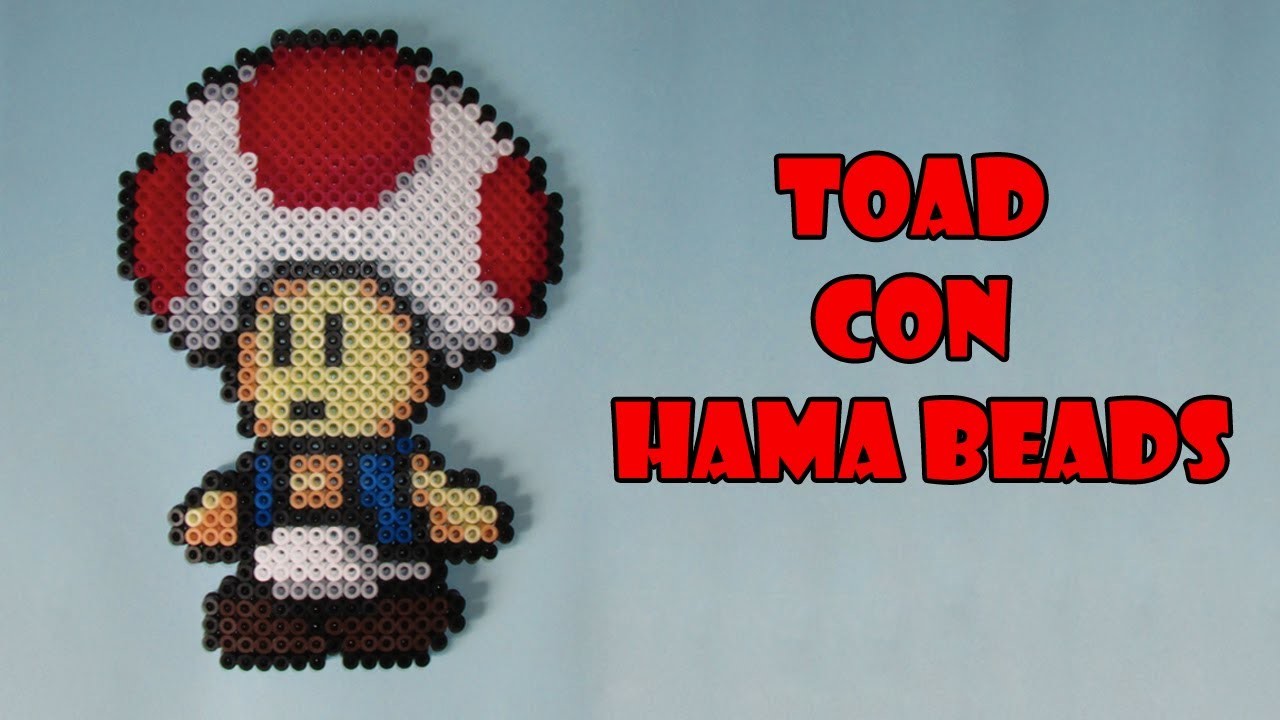 Como hacer a Toad con Hama beads