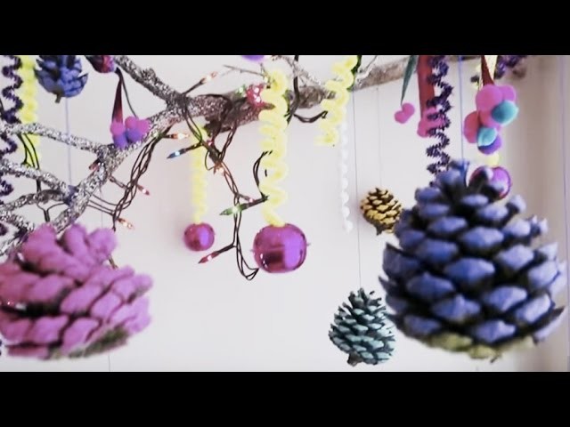 Como Hacer un Arbolito de Navidad con Ramas