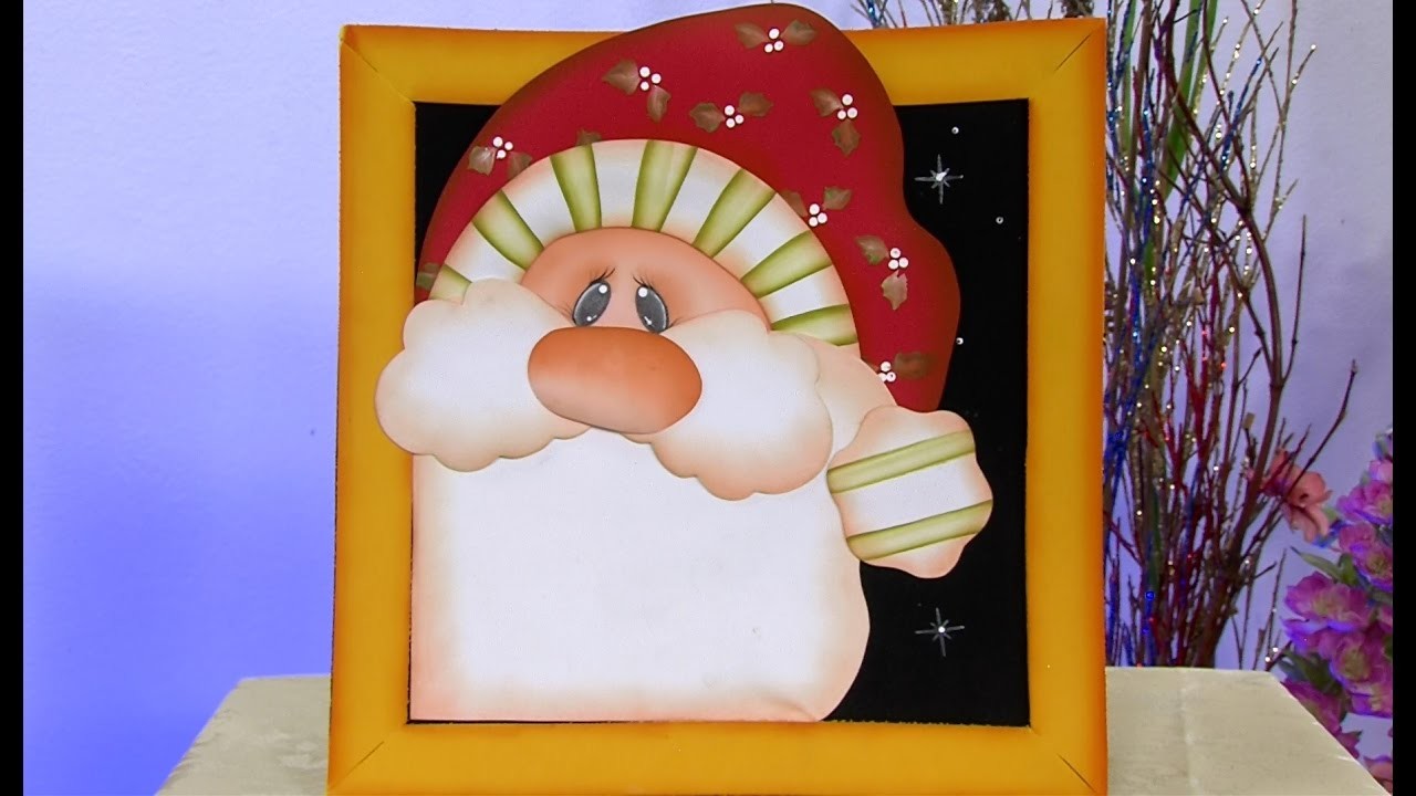 Como Hacer un Cuadro Decorativo Navideño en Foami - Hogar Tv  por Juan Gonzalo Angel