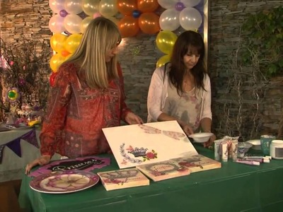 Cómo hacer un cuadro para nenas - Alba Artística